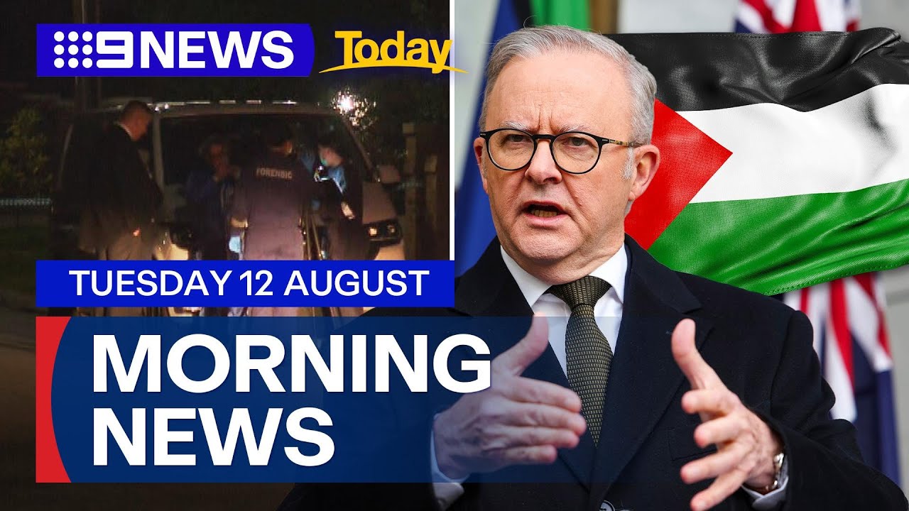 Bodies found in Melbourne home; Reactions over Australia recognising Palestine | 9 News Australia