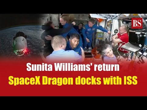 Watch: SpaceX Dragon docks with ISS to bring back stranded Nasa astronauts | Butch Wilmore