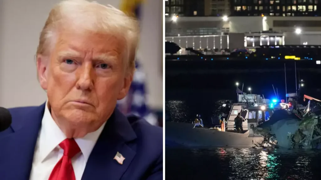 Trump Raises Concerns Over American Airlines Jet Crash That Left Multiple Dead