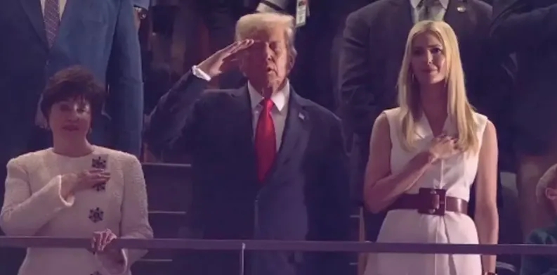 Donald Trump’s Surprising National Anthem Moment