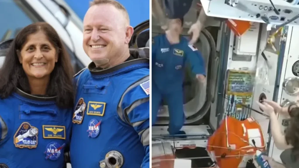 After Nine Months in Space NASA Astronauts Finally Arrived