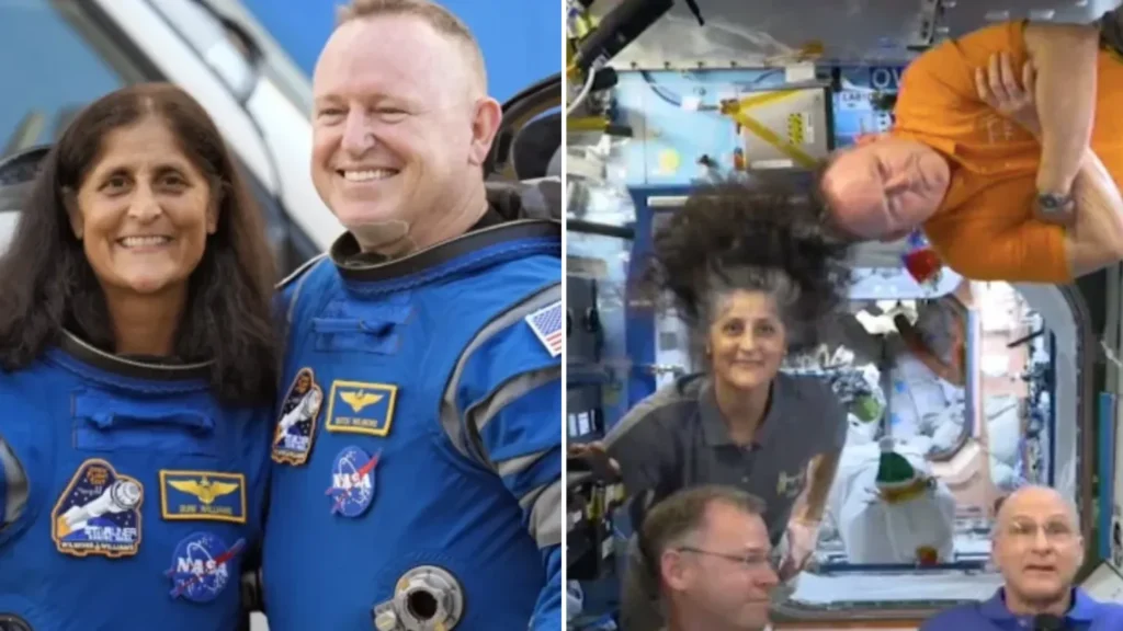 Alien Sighting on ISS as NASA Astronauts Stranded for 9 Months Finally Prepare to Return