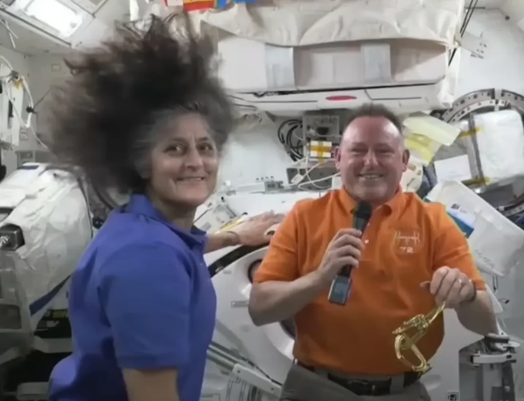 NASA astronauts Barry "Butch" Wilmore and Sunita "Suni" Williams