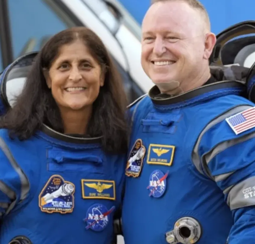 Sunita Williams and Barry "Butch" Wilmore