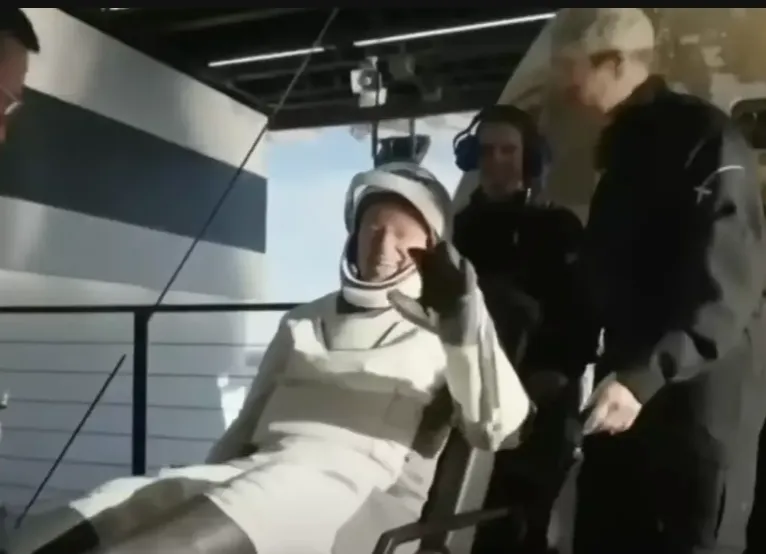 first image of NASA Astronaut Barry "Butch"